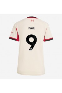 Liverpool Alexander Isak #9 Voetbaltruitje Uit tenue Dames 2025-26 Korte Mouw